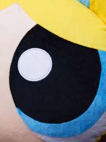 THE POWERPUFF GIRLS X SHEIN Cute Cartoon Yellow Plush Pillow