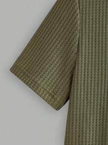 Manfinity Homme Ensemble De T-shirt À Col Rabattu Pour Homme À Manches Courtes