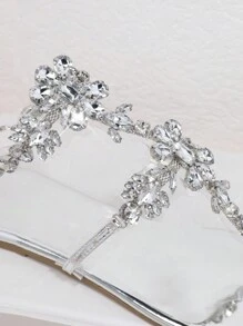 SHUZIA Women's Fashionable And Versatile Rhinestone Flat Sandals Summer Shoes Spring Shoes Spring Break Easter Vacation Shoes Casual Shoes Beach Shoes Mother's Day Present