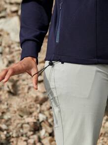 In My Nature Women's Zipper Front Long Sleeve Outdoor Jacket - Blue - View 3