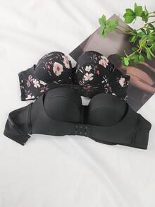 2 cái/bộ Của phụ nữ Vòng thép Quây Bras - Nhiều màu - Xem 4