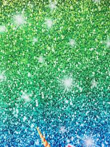 Sparklyn 少女們歡樂可愛的獨角獸印花針織連衣裙 - 彩色 - 查看 3