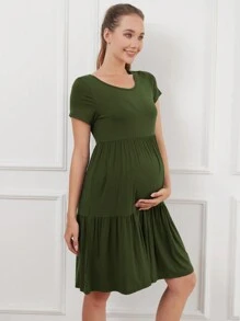 Maternity Summer Comfortable Short Sleeve Dress