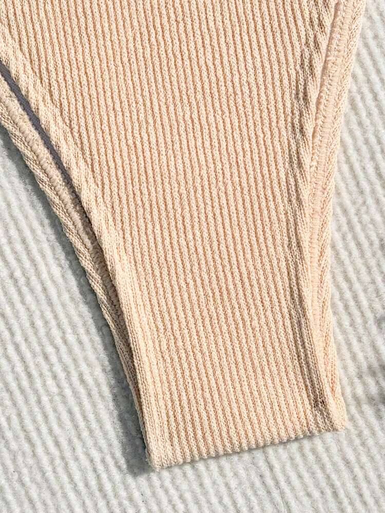 Ladies' Halter Strap Separated Bikini Set Summer Beach