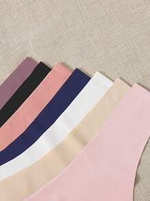 Yoga Basic Women's Seamless Solid Color Athletic Underwear - Multicolor - View 3