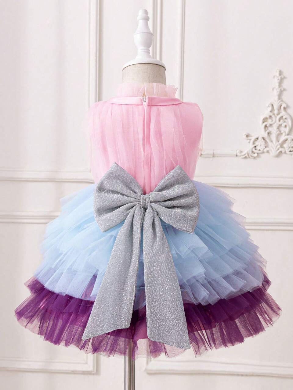 Baby Girls' Formal Party Dress,  And Stylish, Suitable For Birthday Party, Evening Party, Wedding, Christening, And First Birthday Celebration