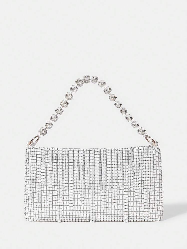 Luxury, Glamorous, Elegant, Exquisite Women Top Handle Bag For Brides, Bridesmaid,Guests, For Party, Prom, Wedding