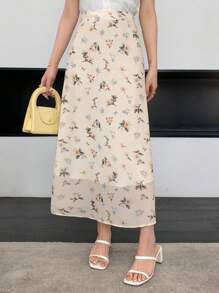 Dazy Designer 女士印花A字裙 夏季