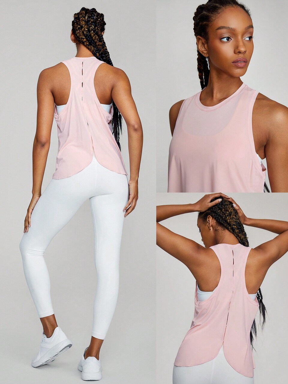 Quick Dry Mesh Racerback Tee Tank