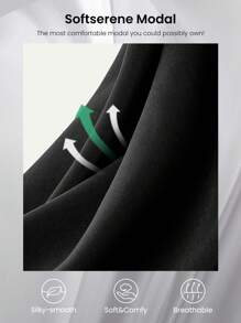 GLOWMODE Joggers De Bolsillo Con Cordones Ajustables De Modal Para Descansar Diariamente