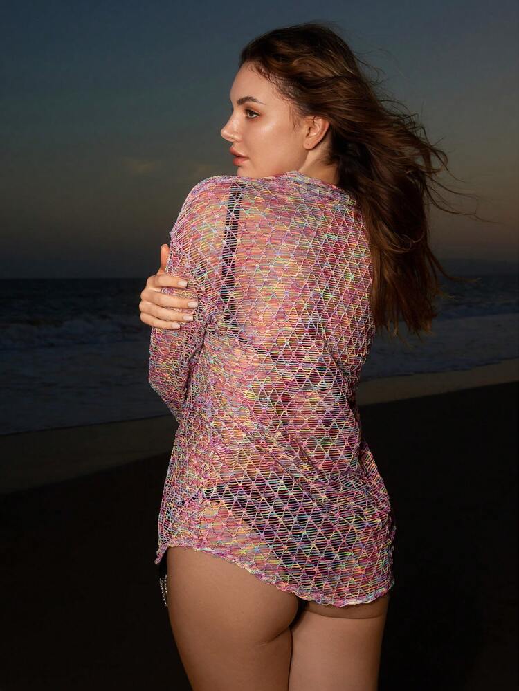 1pc Women's Long Sleeve Kimono Robe Summer
