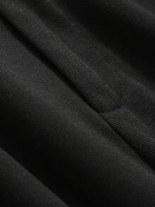 Dazy Designer Quần bó xẻ gấu đơn giản - màu đen - Xem 6