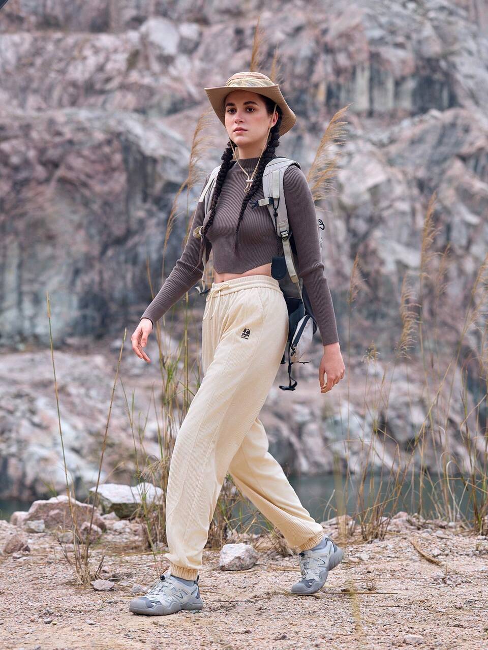 Women's Outdoor Printed Drawstring Casual Jogger Pants & Sweatpants