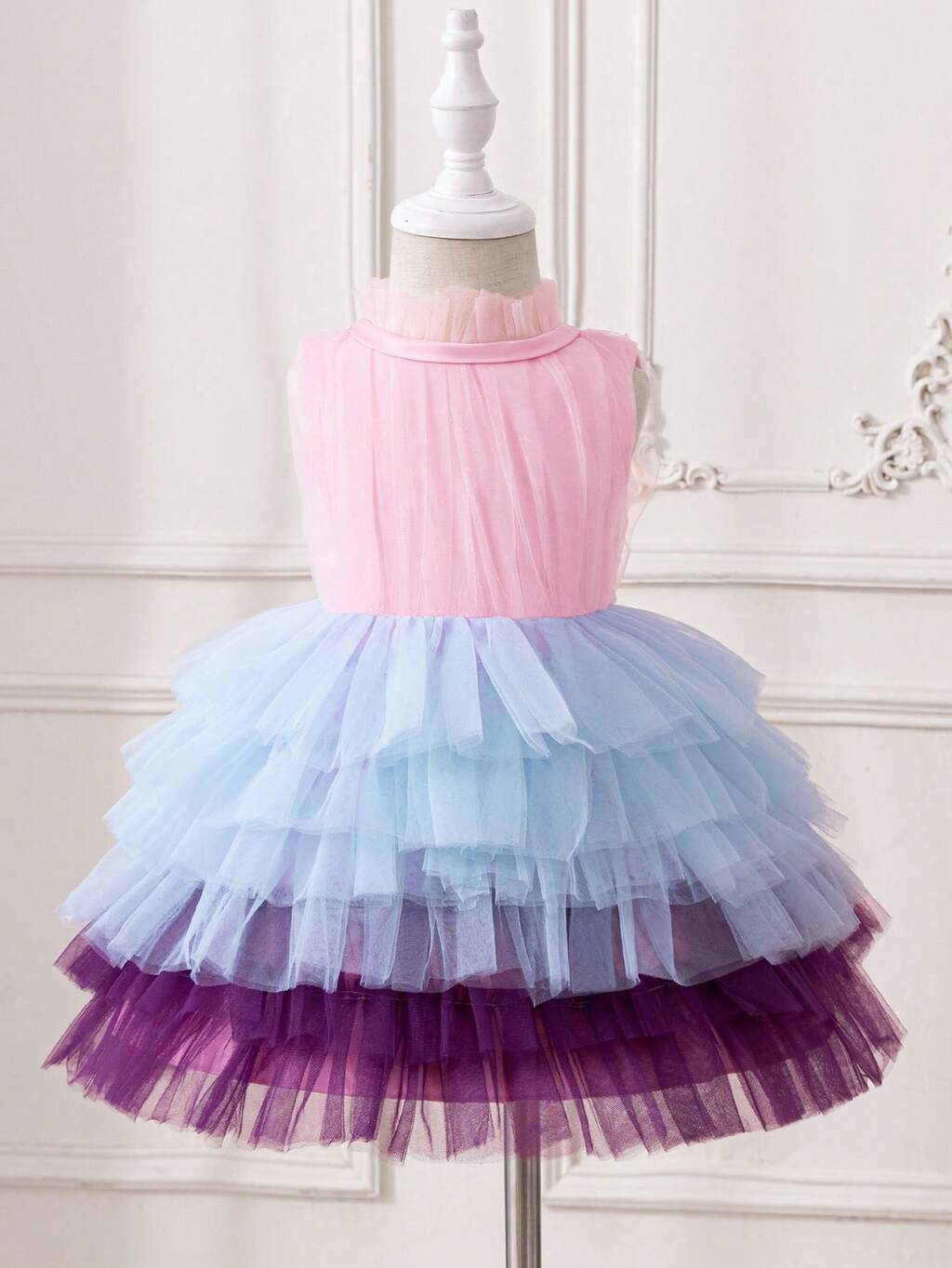 Baby Girls' Formal Party Dress,  And Stylish, Suitable For Birthday Party, Evening Party, Wedding, Christening, And First Birthday Celebration