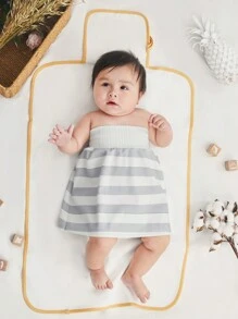 Cozy Pixies 2入組灰色印花嬰兒尿布褲裙 - 灰色 - 查看 5