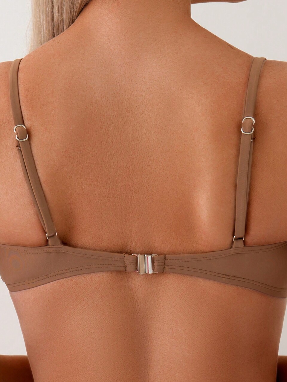 Summer Women's Twist Contrast Color Bikini Set