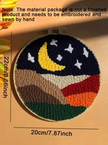 SHEIN 1入組排針刺繡動物材料套件,適合初學者的diy工藝品 - 彩色 - 查看 4