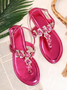 SHUZIA Sandales Plates À La Mode Pour Femmes
