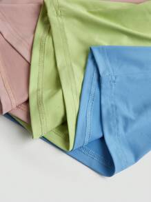 Flirla Conjunto De Vestido De Tres Colores De Estilo De Chaleco De Cuello Redondo Hueco Para Mujeres
