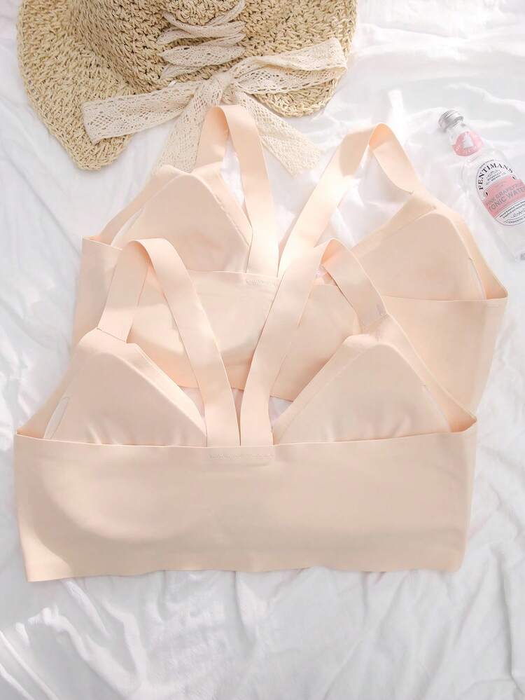 2pcs/Set Women's Front Closure Invisible Adhesive Bra