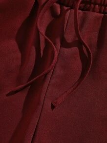 Manfinity Hypemode 男士圓領短袖條紋t卹和束腰短褲套裝 - 彩色 - 查看 3