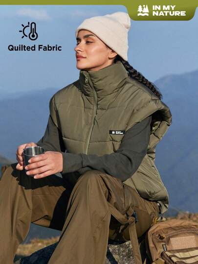 In My Nature Ladies' Outdoor Vest Jacket With Zipper