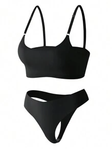 6pcs/Set Seamless Women's Underwear Set, Bra & Panty Set