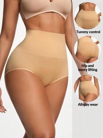 Shapelle Forme Women's High Waist Shapewear Bottoms, Panty