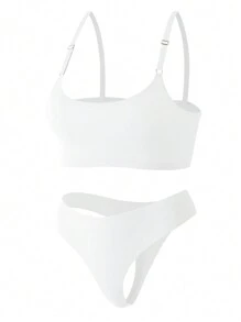 6pcs/Set Seamless Women's Underwear Set, Bra & Panty Set