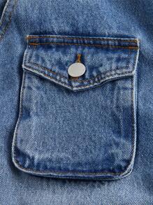 Manfinity EMRG Men's Multi-Pocket Denim Jeans - Medium Wash - View 4