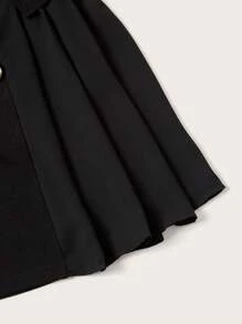 SHEIN Privé Women Black Skirt For Summer