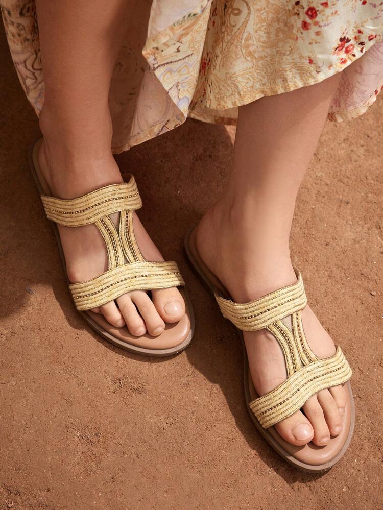 Women'S Fashionable And Comfortable Flat Slippers