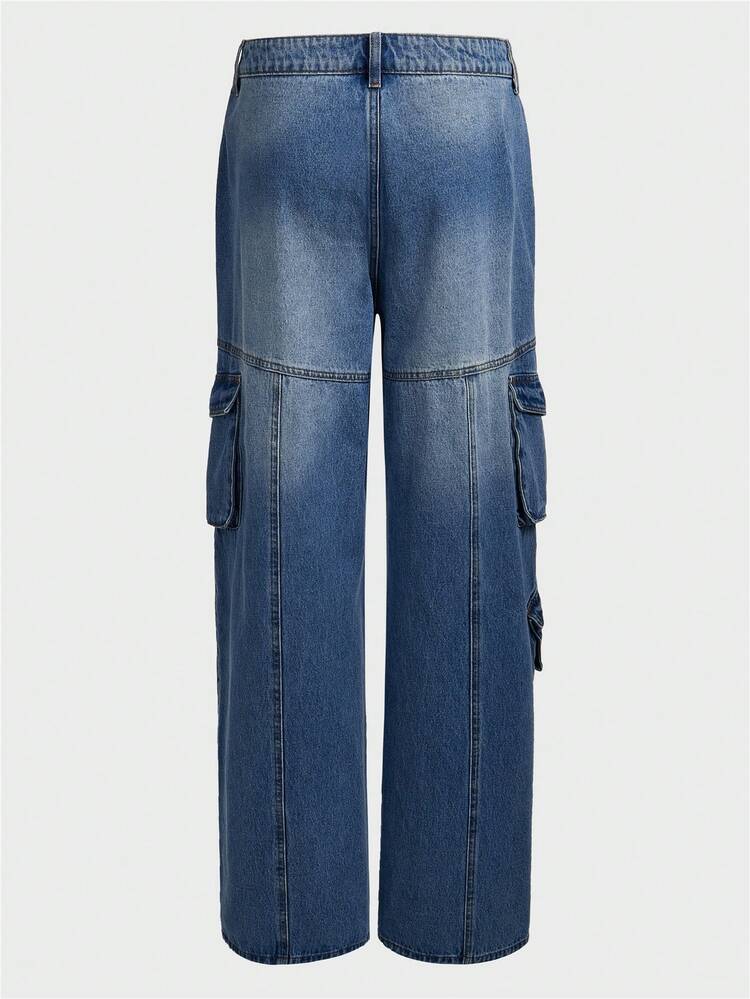 Men's Multi-Pocket Denim Jeans