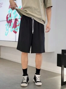 DAZY Men's Letter Embossed Short Sleeve T-Shirt, Summer 2pcs/Set - Multicolor - View 7