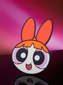 THE POWERPUFF GIRLS X SHEIN 3pcs/Set Cartoon Blossom, Bubbles, Buttercup Pattern Cup Coaster