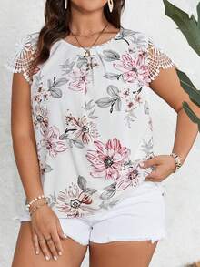 SHEIN VCAY 浪漫花卉襯衫 - 彩色 - 查看 3