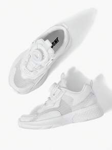 الموضة أساسي كل المطابقة عصري ولد أبيض حذاء رياضي للجري و مريح حذاء رياضي - أبيض - مشاهدة 7