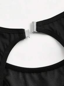 Women's Backless & Tummy Control Shapewear Set - Black - View 5