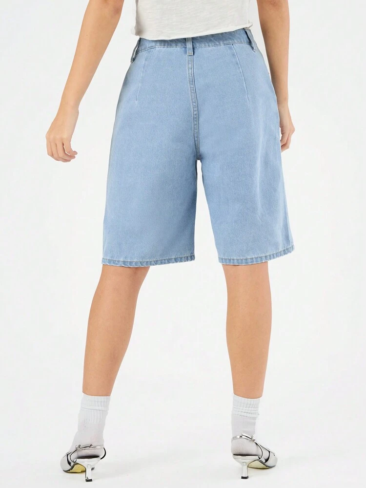 Women's Distressed Denim Shorts