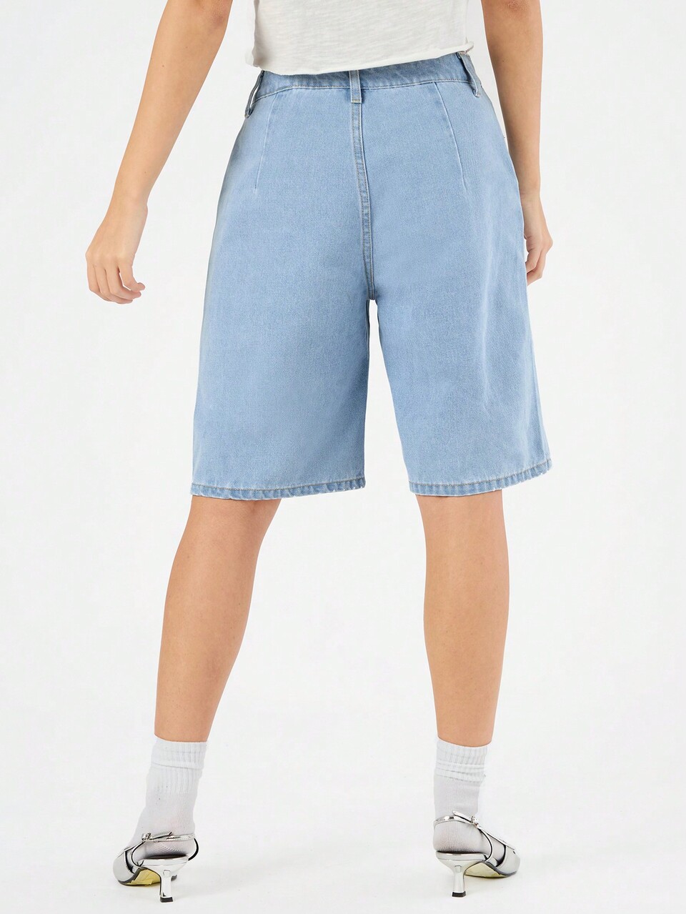 Women's Distressed Denim Shorts