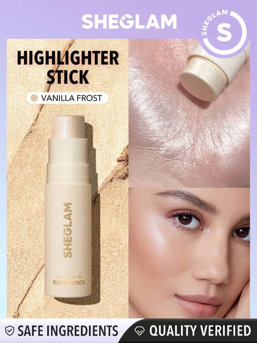 SHEGLAM Snatch 'n' Glow StickVanilla Frost Cream Highlighter Makeup