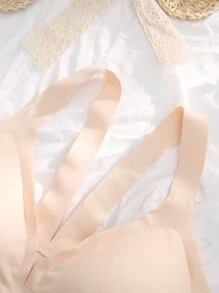 Wedaily 2入組女用前扣隱形胸貼內衣 - 杏色 - 查看 6