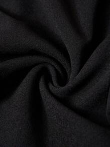 SHEIN Privé Women Black Skirt For Summer