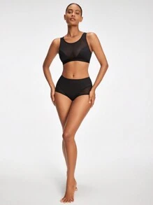 Women's Backless & Tummy Control Shapewear Set - Black - View 7