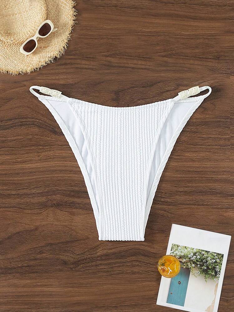 Textured Swimwear Bottoms Summer