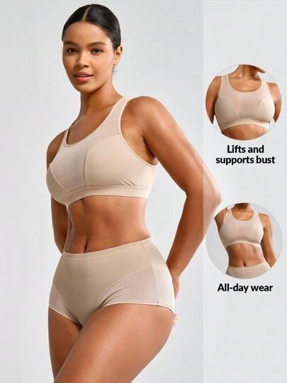 SHAPORA Conjunto Moldeador De Mujer De Color Sólido