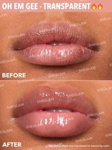 SHEGLAM Hot Goss Plumping Lip Gloss-Oh Em Gee Instant Volumising Tinted Lip Gloss High Shine Finish Moisturizing Lip Plumper Gloss Reduce Lip Fine Lines Non-Sticky Lip Glow Oil Pink Lip Gloss Graduation Birthday Holiday Summer Fall Autumn Y2K Fancy Fashion Women Makeup Cosmetic Party Beach Travel Camping Outdoors School Campus Trip Festivals Decor Gift Present Rose Girl Cosplay Best Color Charm Vibe