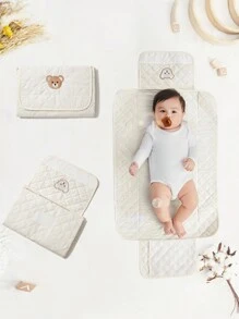 Cozy Pixies 1 Bear Apricot Mommy Bag