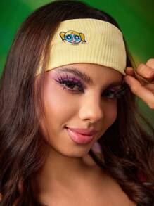 THE POWERPUFF GIRLS X SHEIN 3 Pcs/Set Multicolor Elastic Hair Band, Suitable For Daily Use, Hair Band, Headband, Sweatband,Y 2 K, Sport - Multicolor - View 5