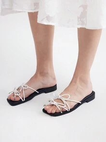 女士平底舒適涼鞋